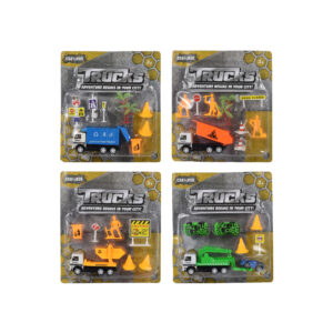 Crasshgo City Trucks Play Set