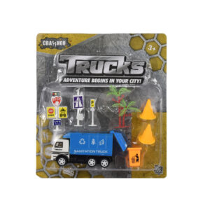 Crasshgo City Trucks Play Set